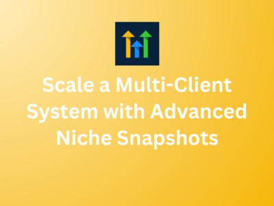Scale a Multi-Client GoHighLevel System with Advanced Niche Snapshots