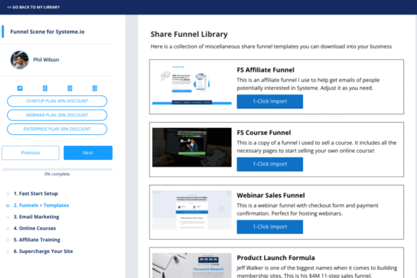 Systeme.io Funnel Setup & Launch Training