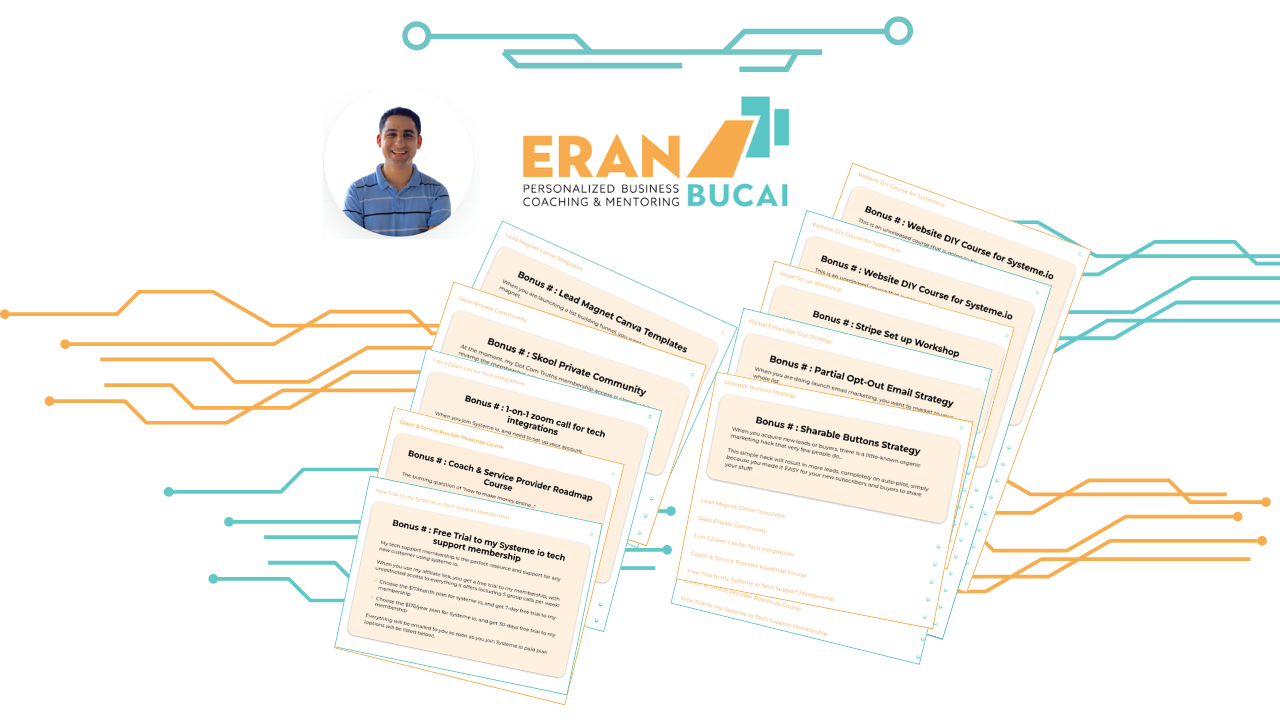 Systeme.io Setup Tutorials, Tech Call & Business Courses