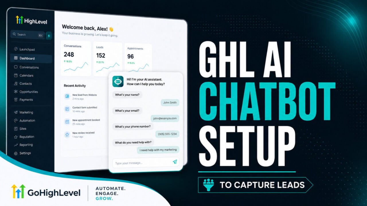 Simple GHL AI Chatbot Setup to Capture Leads