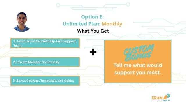 Systeme.io Setup Support, Community & Bonus Resources (Unlimited Monthly Plan)